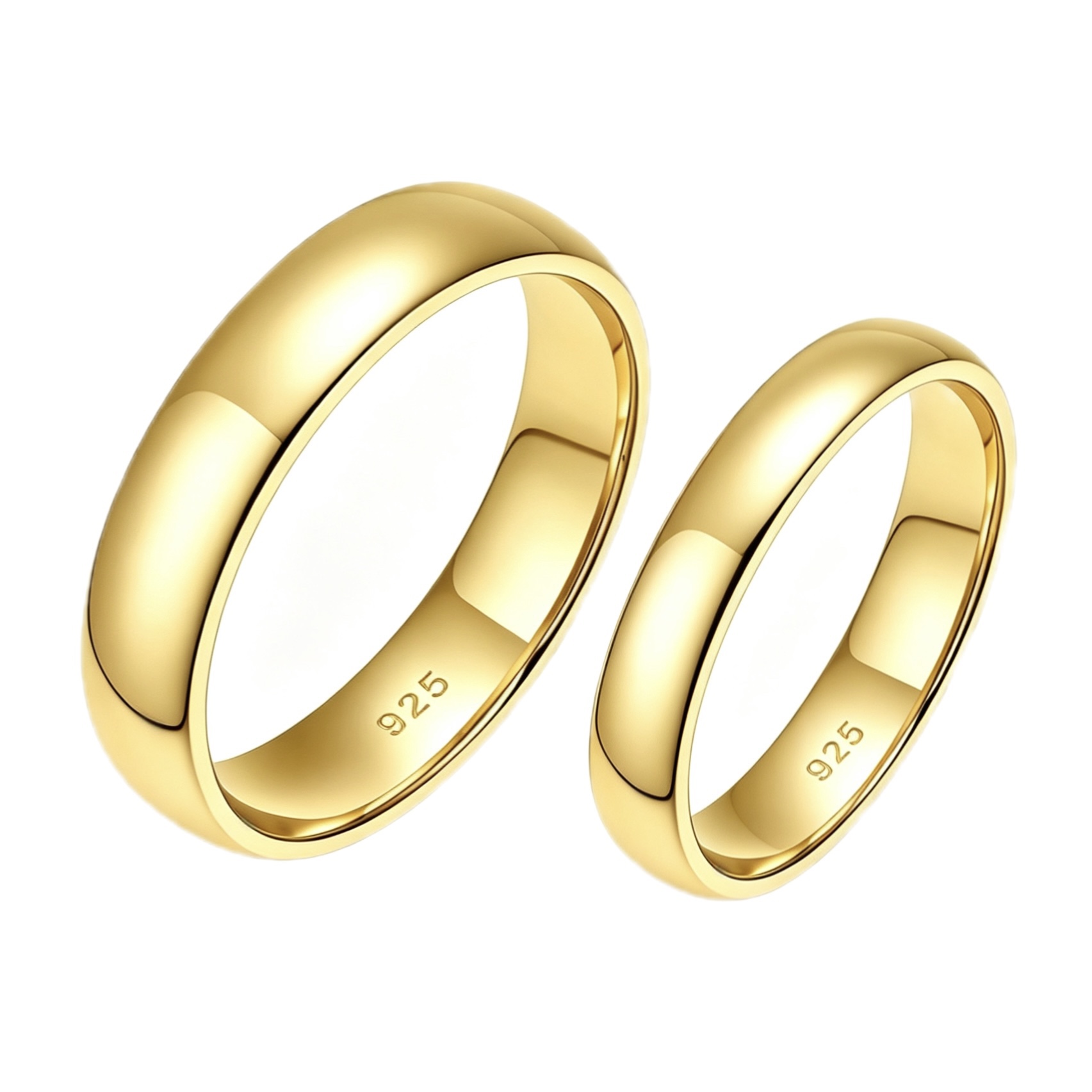 Classic Eternity Band Couple Rings 
 | 925 Sterling Silver