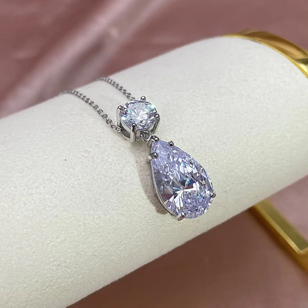 Pear Necklace | 925 Sterling Silver