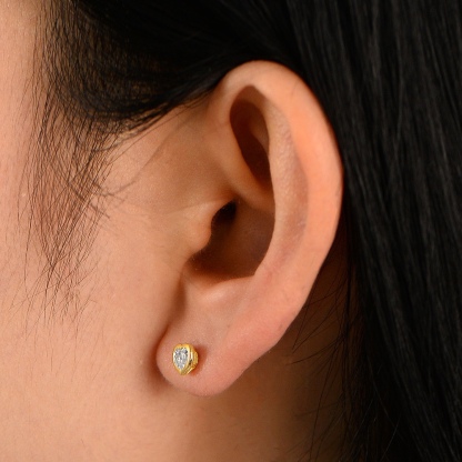 Antheia Heart Earrings | 925 Sterling Silver