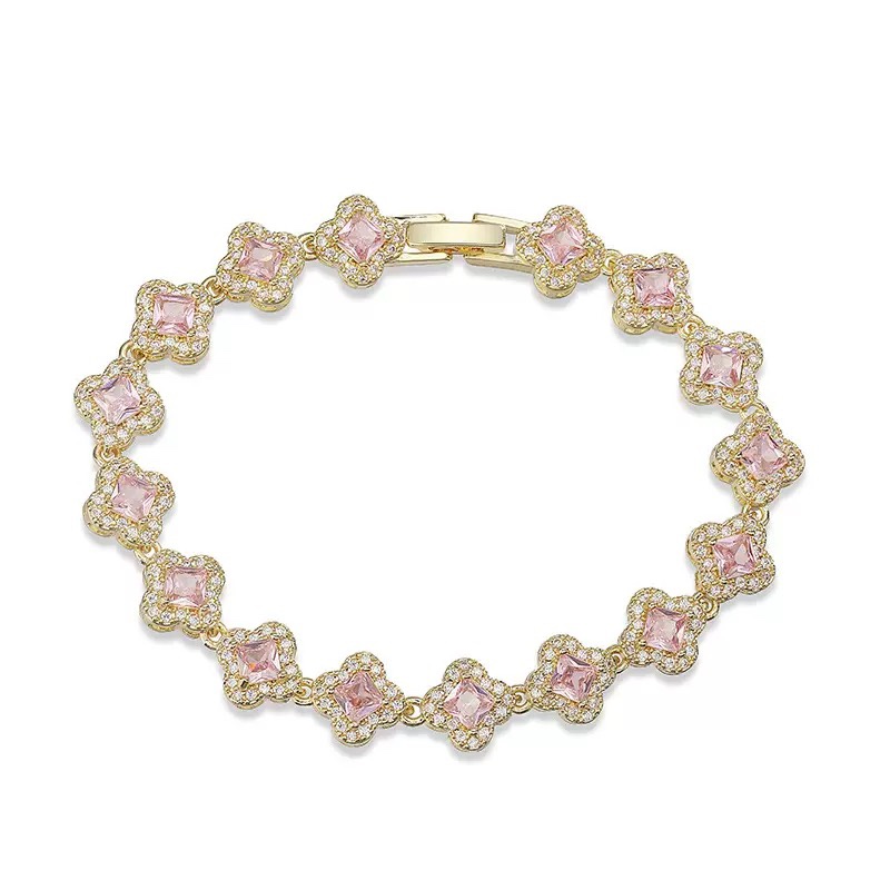 Celandine Clover Tennis Bracelet
