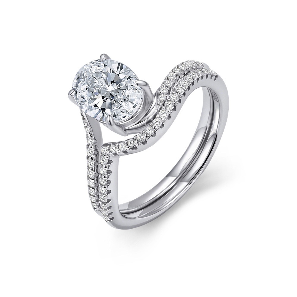 Diana Moissanite Ring｜925 Sterling Silver