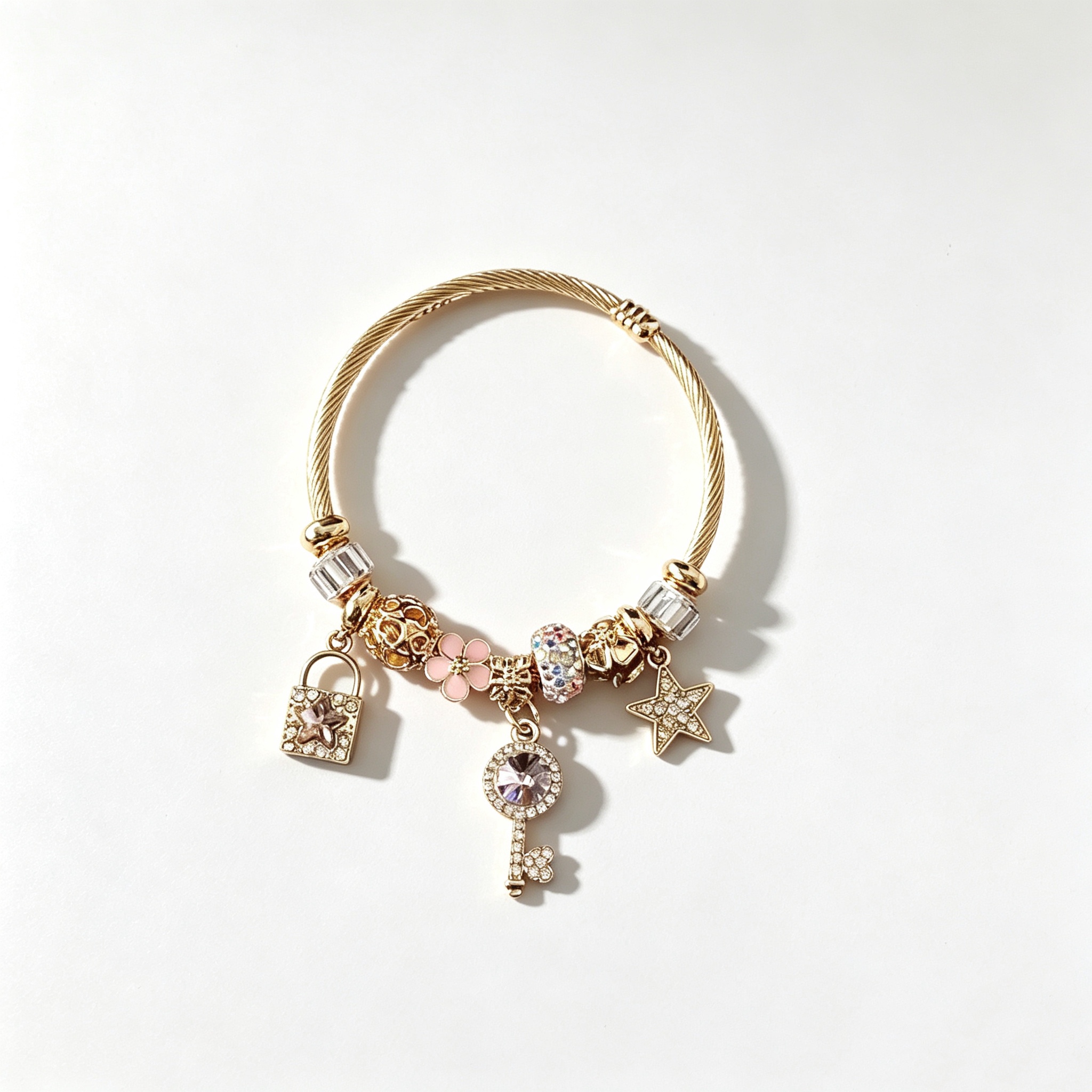 Belle charm bracelets