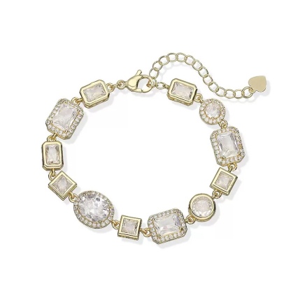 Versailles Geo Gem Jewelry Two‑Piece Set