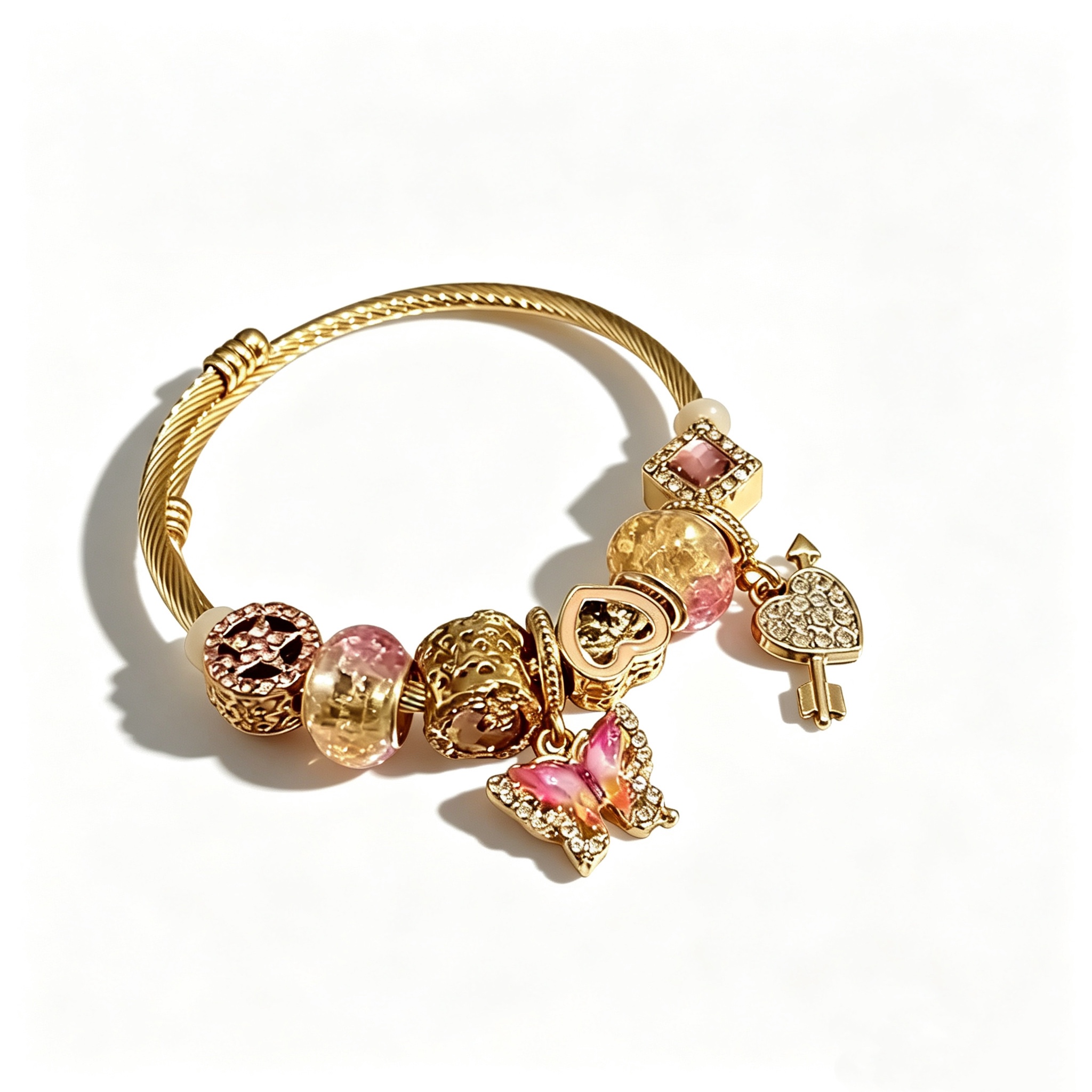 Belle charm bracelets