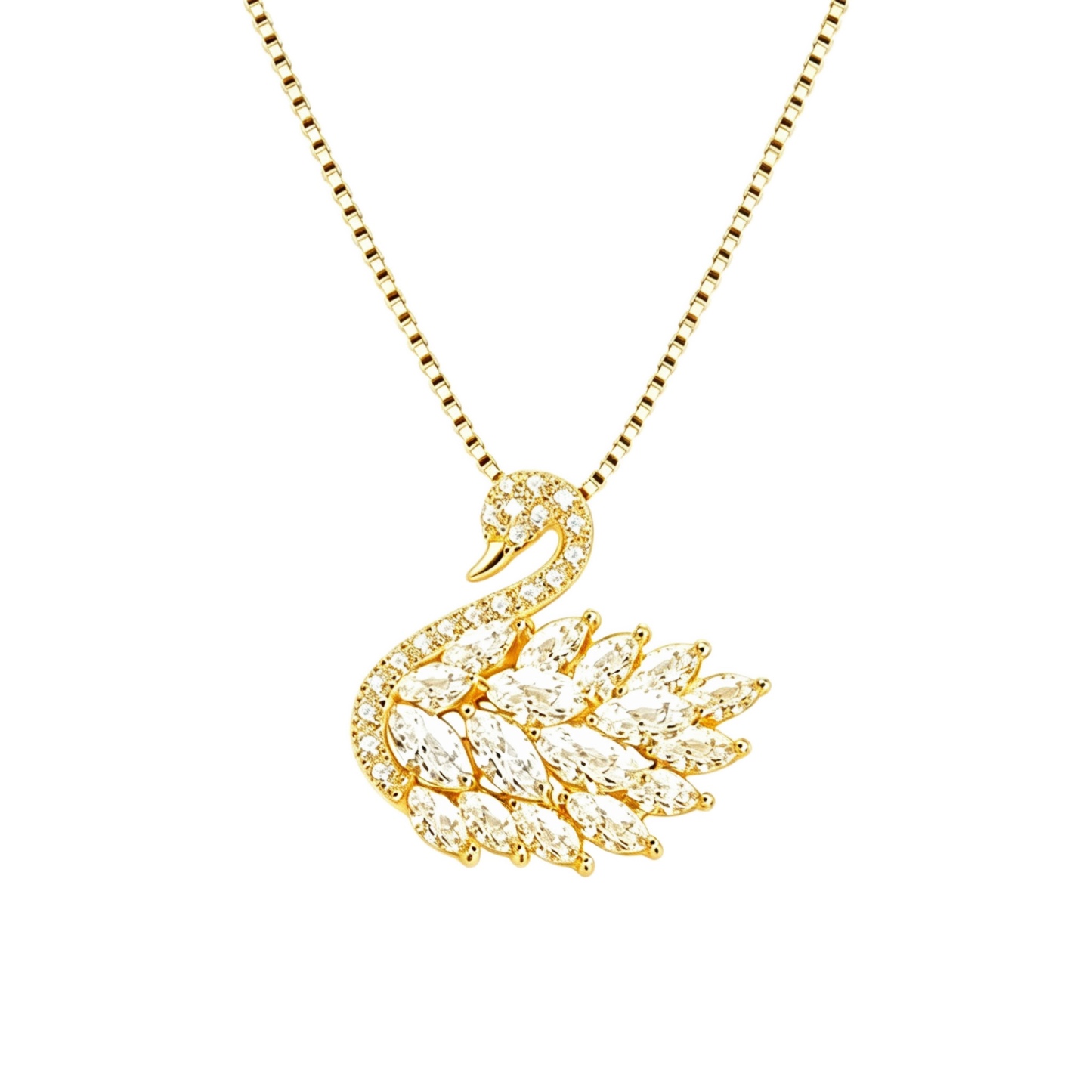 Grace Swan Necklace ｜925 Sterling Silver