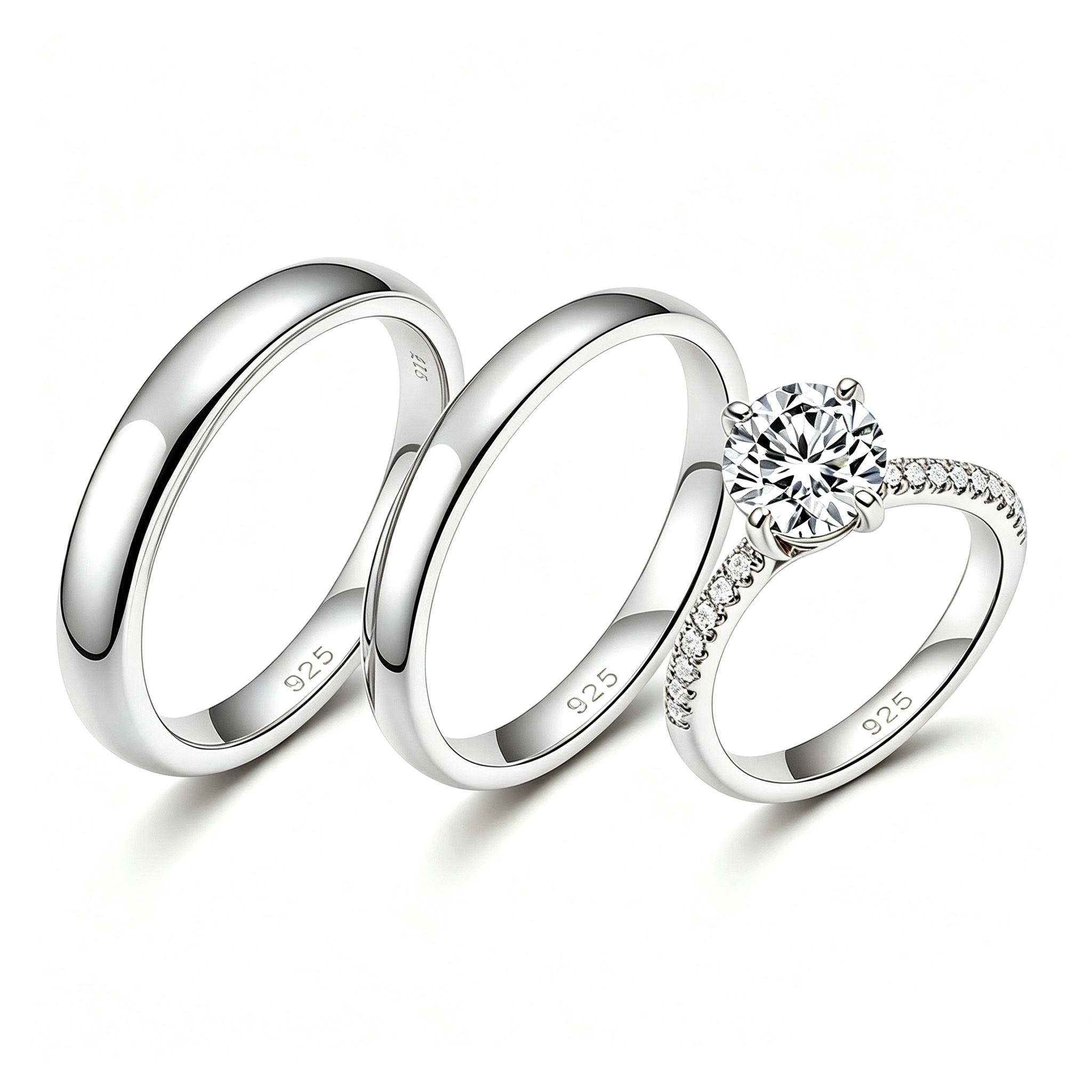 Nia Couple Rings | 925 Sterling Silver