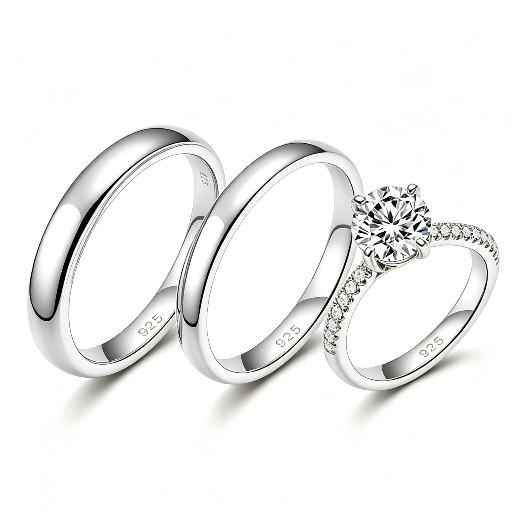Nia Couple Rings | 925 Sterling Silver