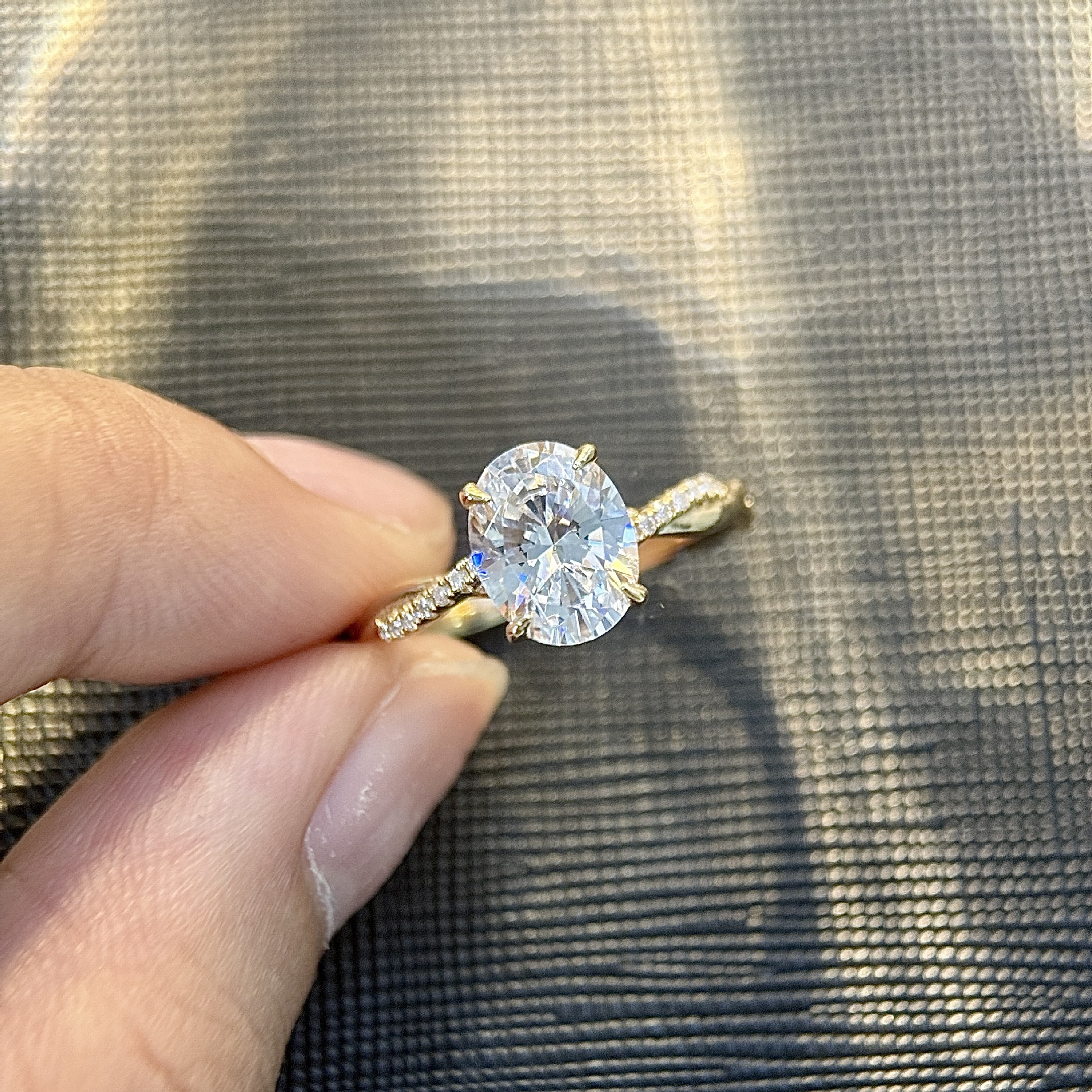 Clara Grace Moissanite Ring｜925 Sterling Silver 