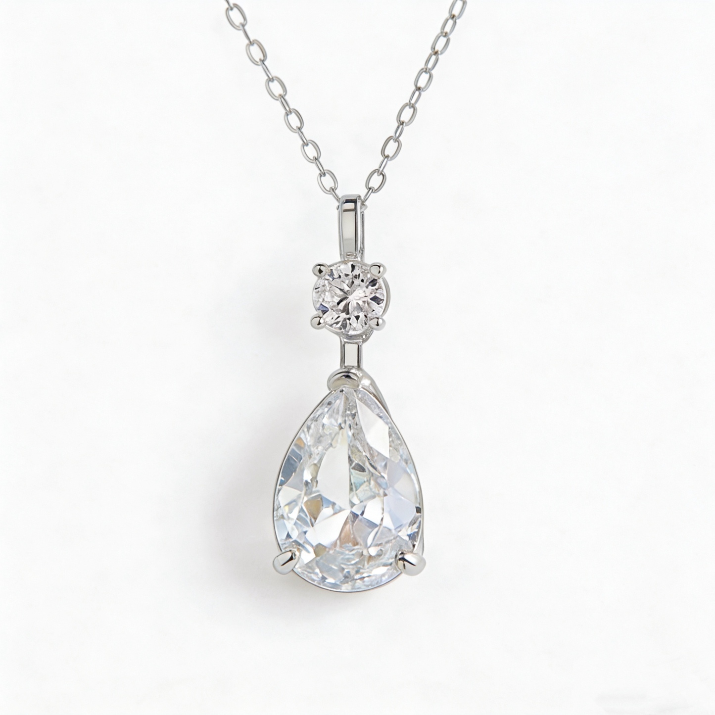 Pear Necklace | 925 Sterling Silver