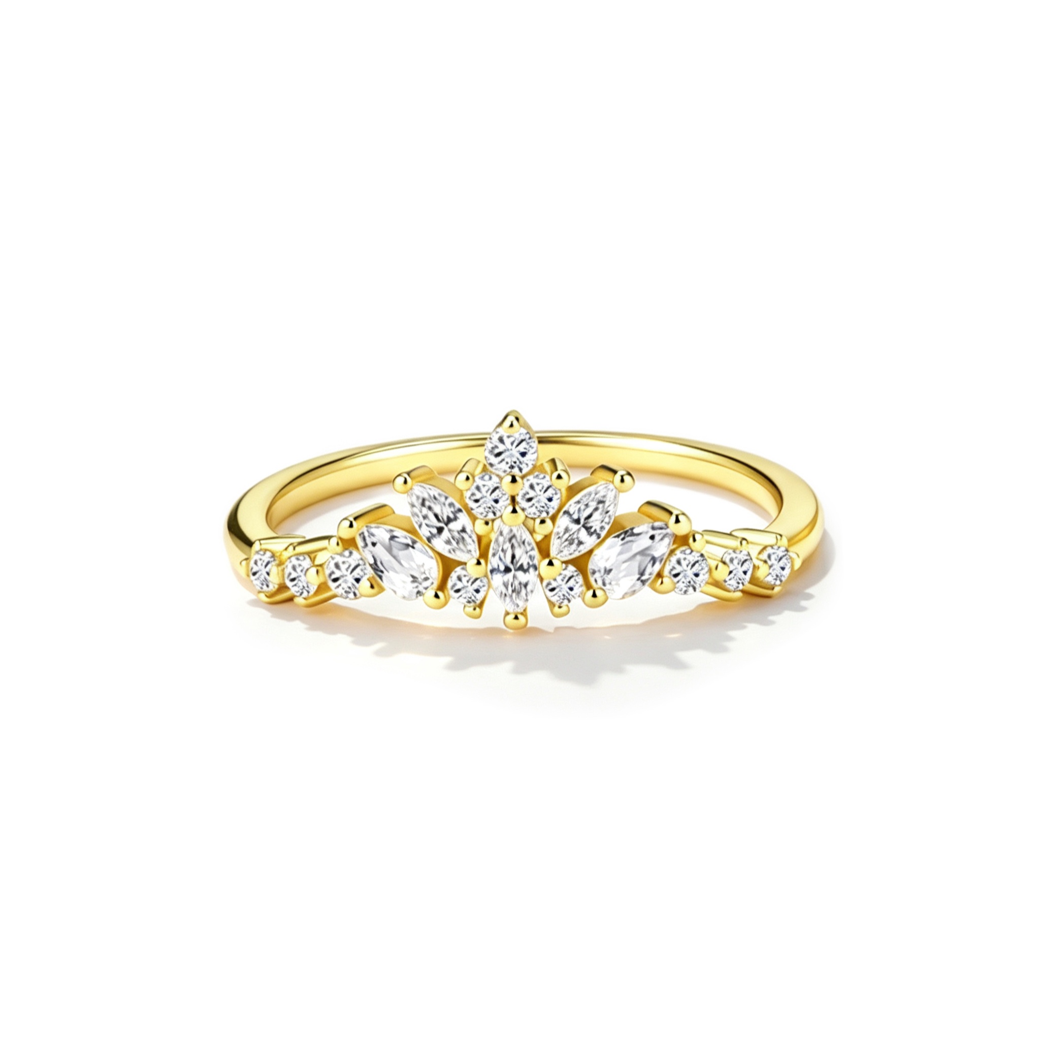 Marchioness Moissanite Ring｜925 Sterling Silver