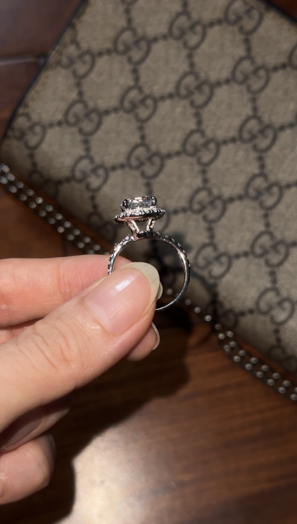 Winston Halo Ring | 925 Sterling Silver