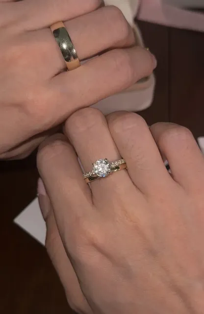 Eternity Wedding Couple Rings | 925 Sterling Silver