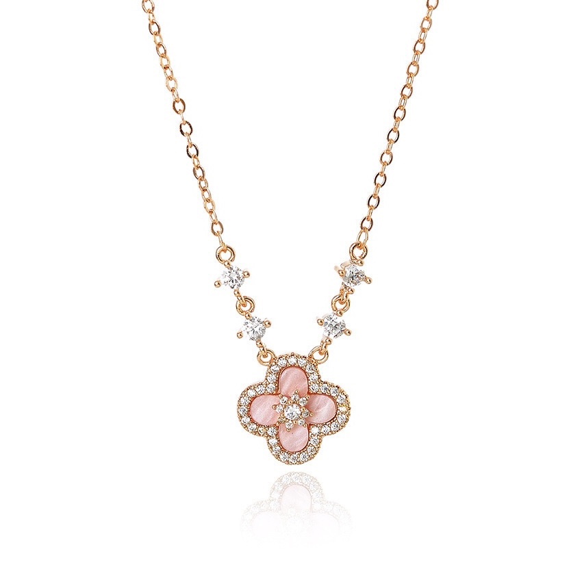 Diamond Sakura Necklace