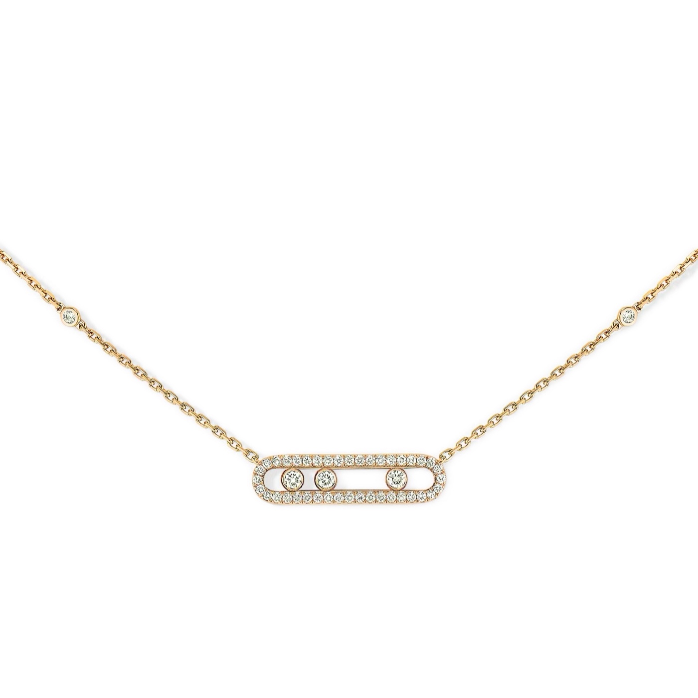 Move Full Diamond Necklace