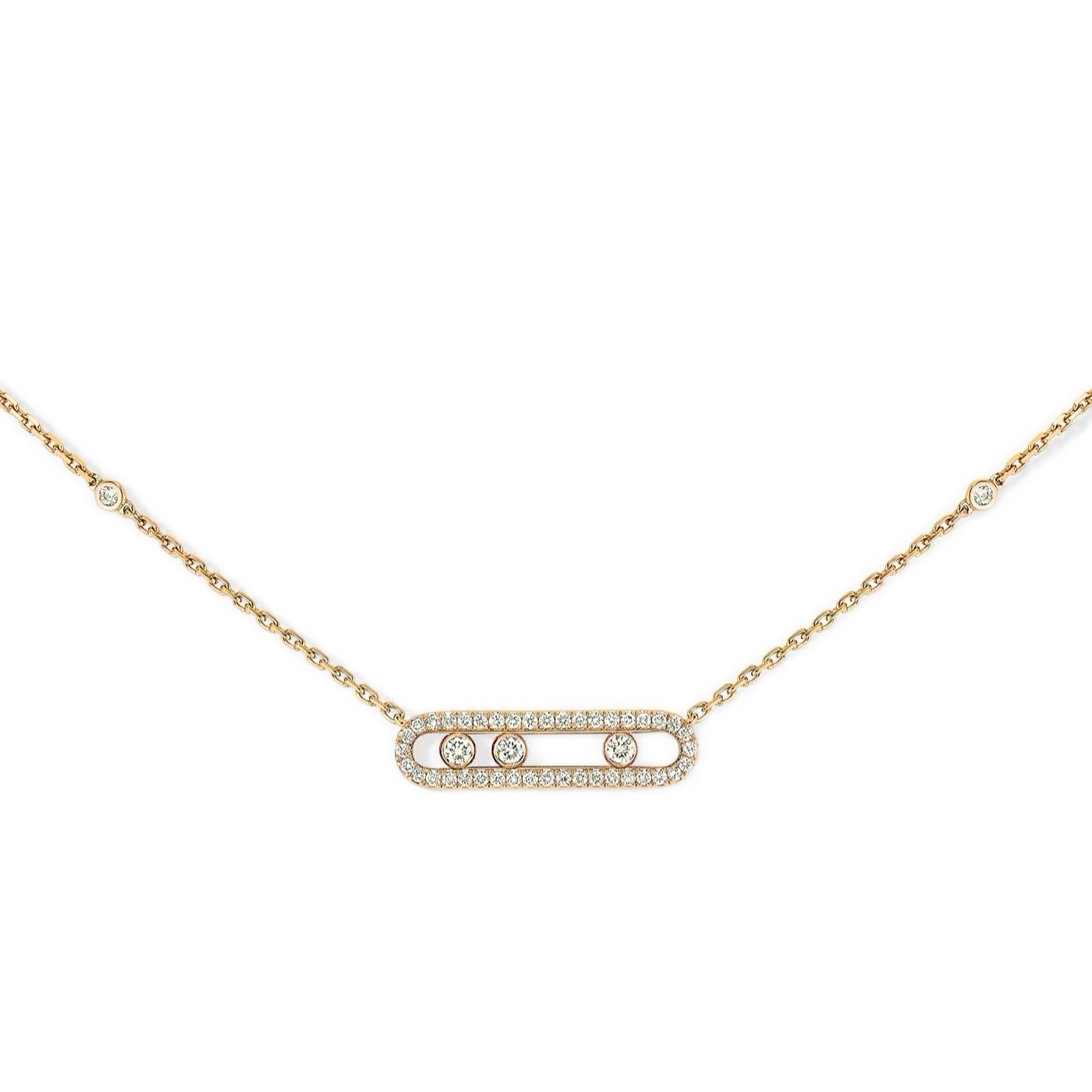 Move Full Diamond Necklace