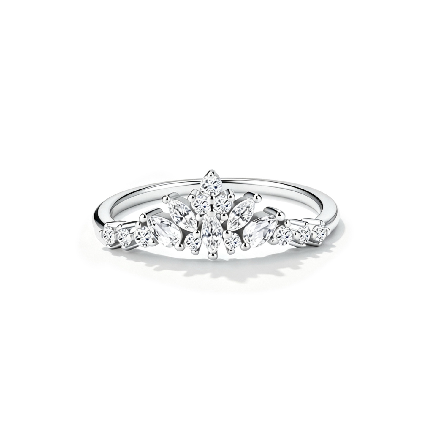 Marchioness Moissanite Ring｜925 Sterling Silver