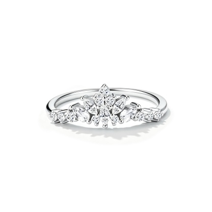Marchioness Moissanite Ring｜925 Sterling Silver