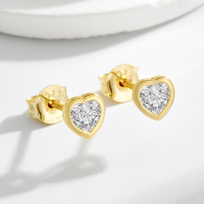 Antheia Heart Earrings | 925 Sterling Silver