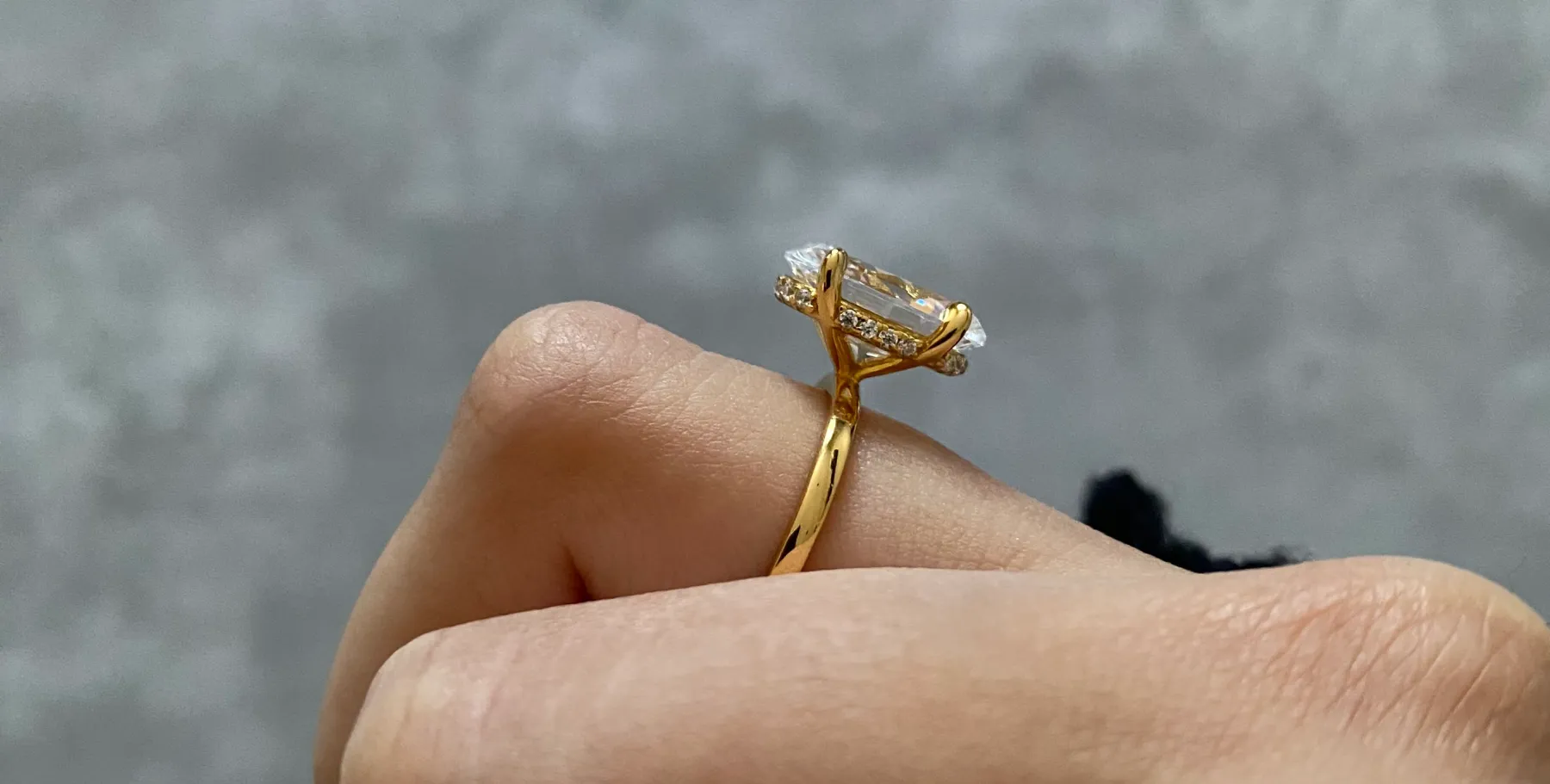 Theia Oval Diamond Ring｜925 Sterling Silver