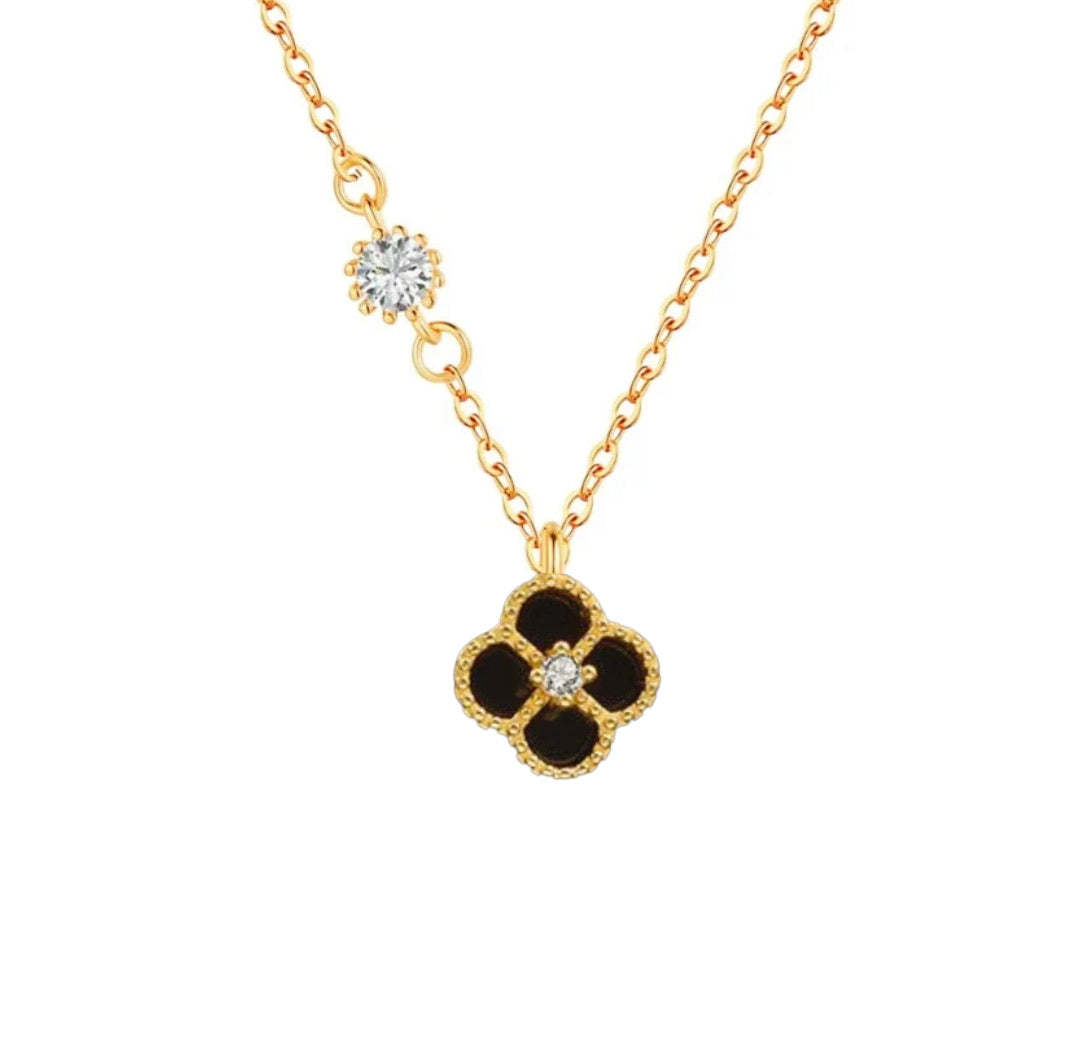 Single Clover Necklace | 925 Sterling Silver