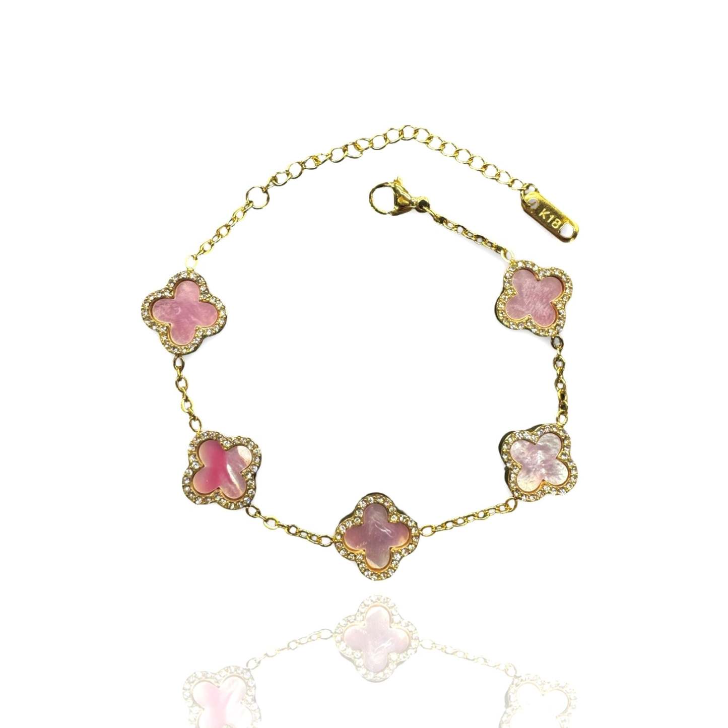 Pearl Clover Bracelet