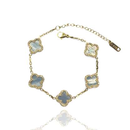 Pearl Clover Bracelet