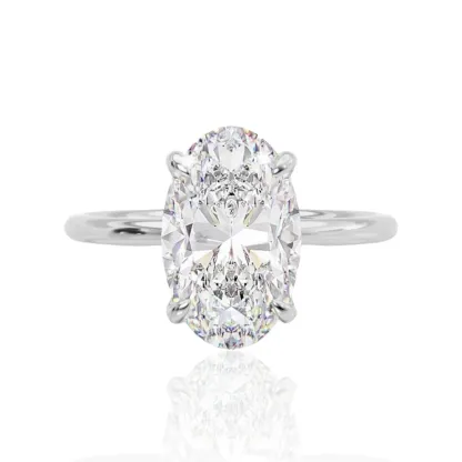 Theia Oval Diamond Ring｜925 Sterling Silver