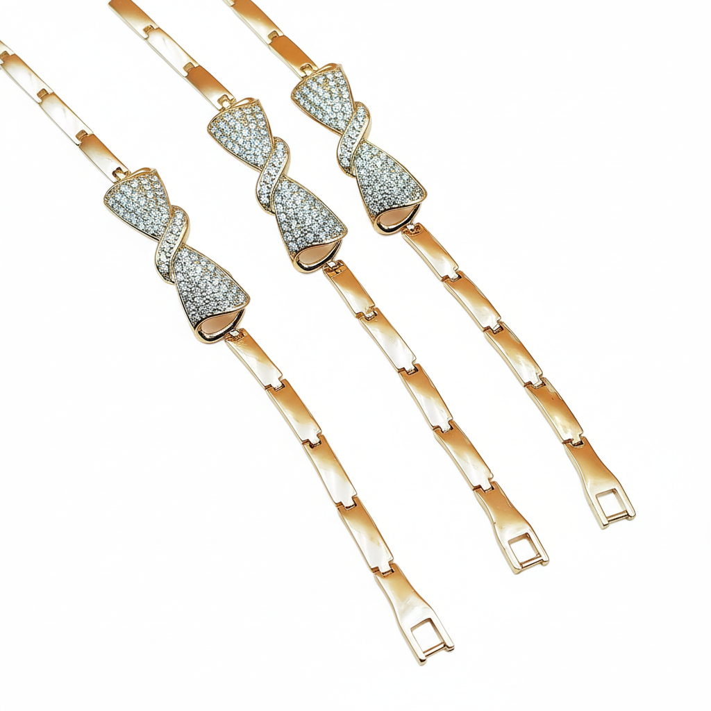 Crystal Bow Bracelet