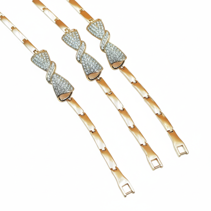 Crystal Bow Bracelet