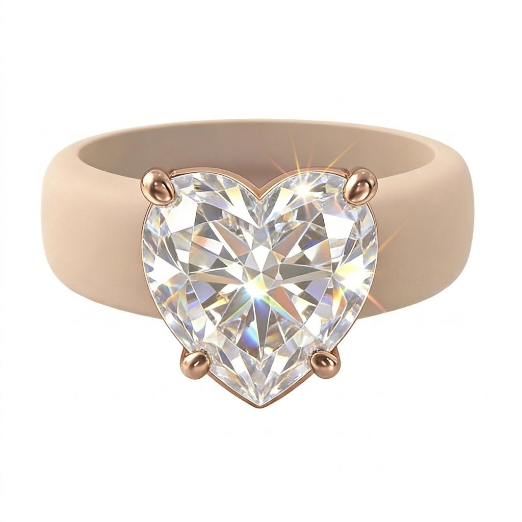 Stress-Relieving Heart Ring
