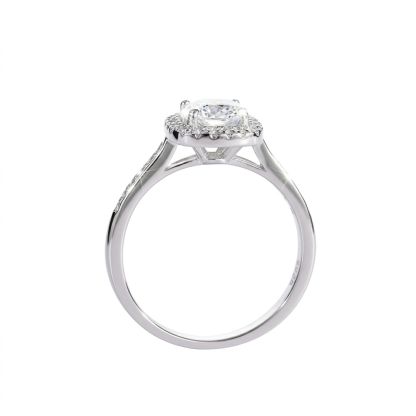 Nora Moissanite Diamond Ring | 925 Sterling Silver