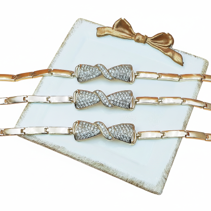 Crystal Bow Bracelet