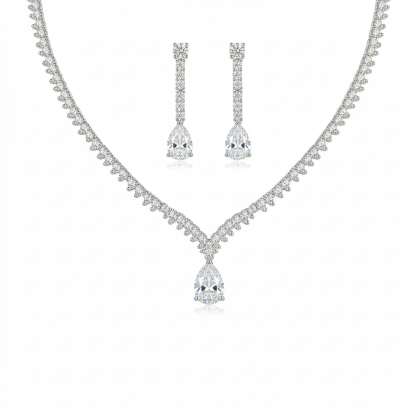 Lilo Teardrop Zircon Set