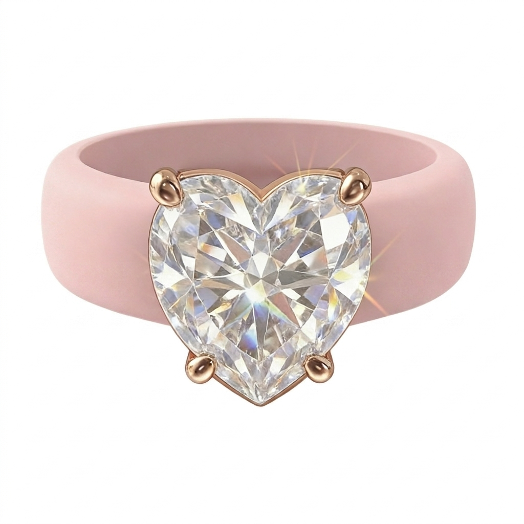 Stress-Relieving Heart Ring