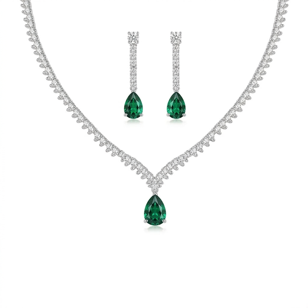 Lilo Teardrop Zircon Set