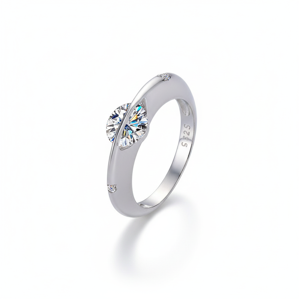 Carina Moissanite Ring｜925 Sterling Silver