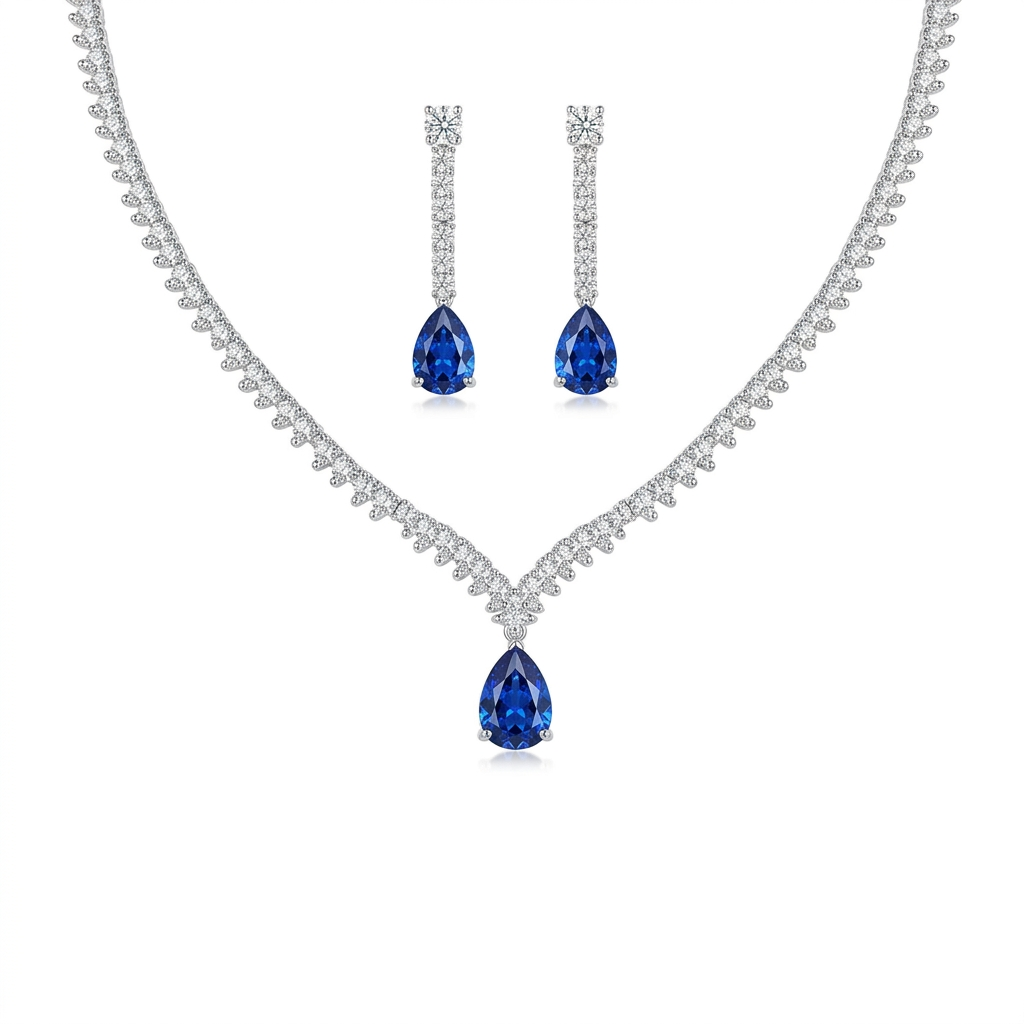 Lilo Teardrop Zircon Set