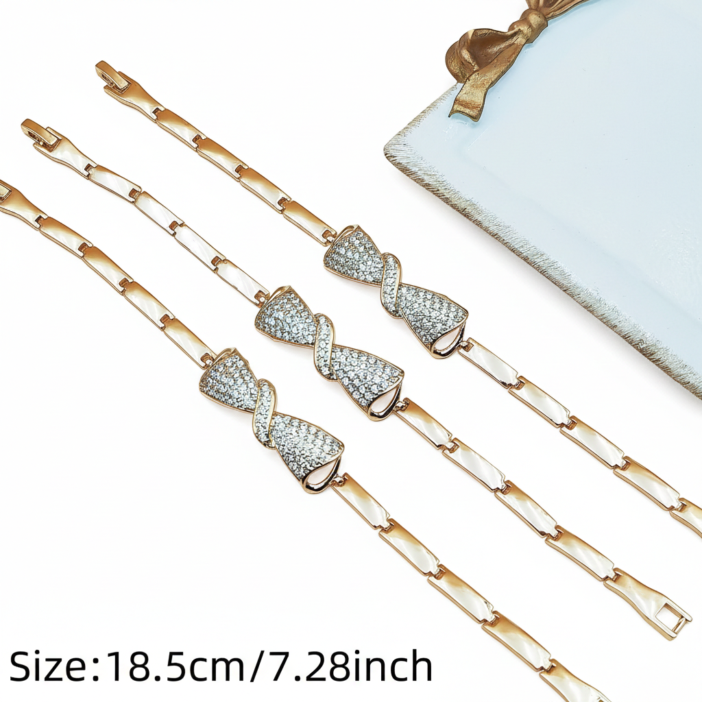 Crystal Bow Bracelet