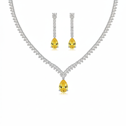 Lilo Teardrop Zircon Set