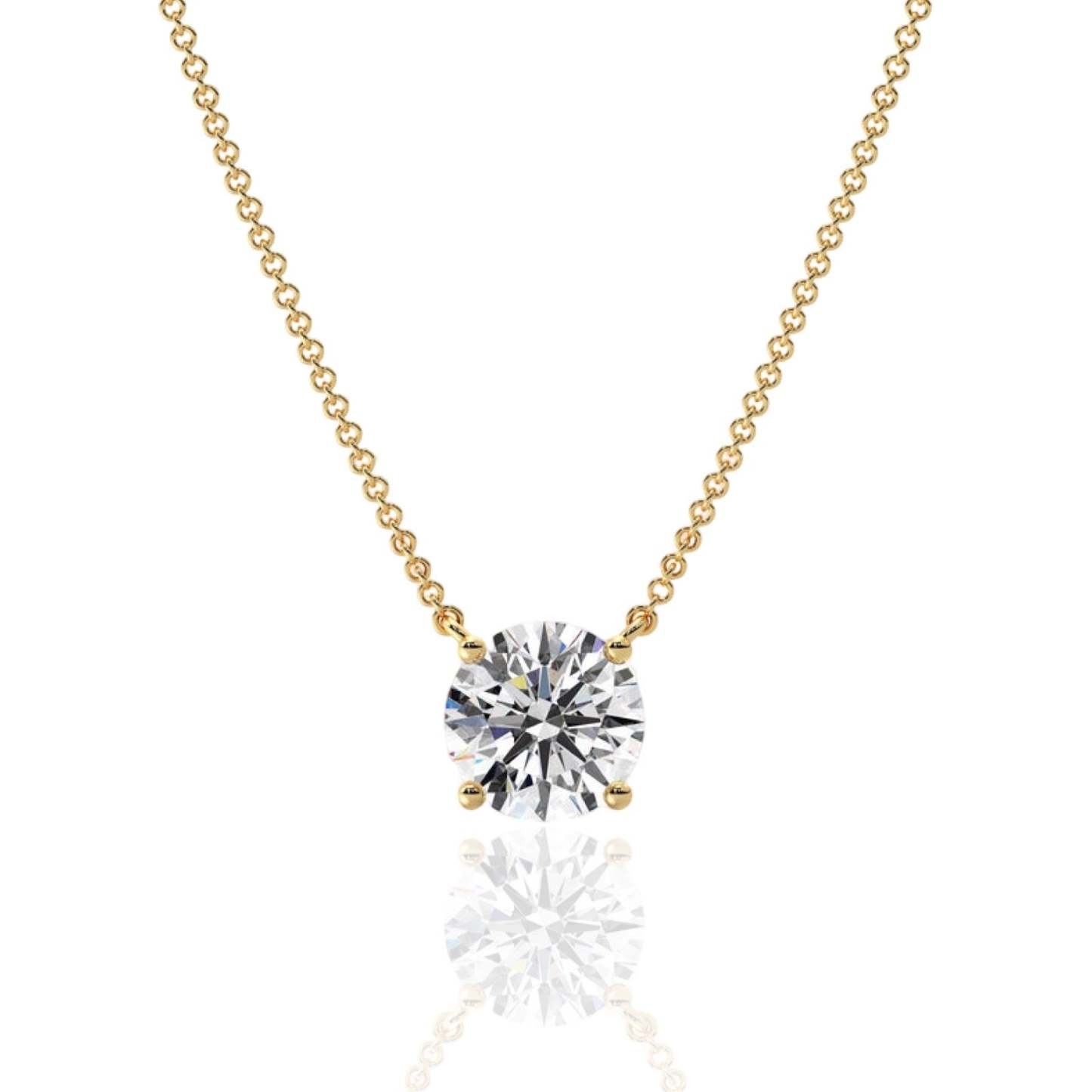 Diamond Stud Necklace