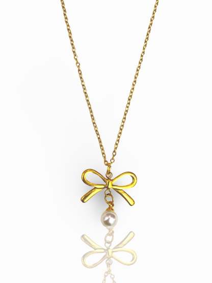Bow Necklace