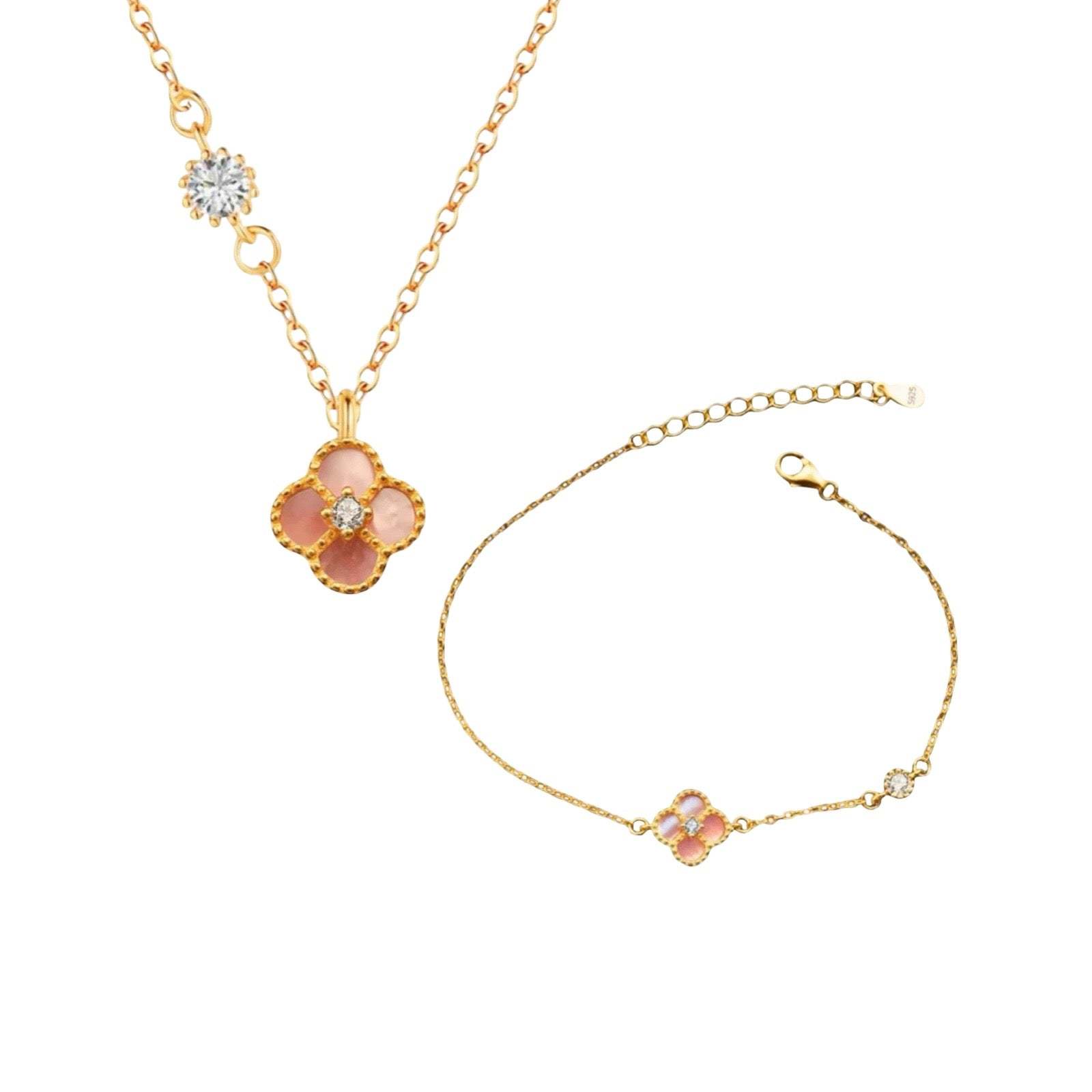 Pink Single Clover Set