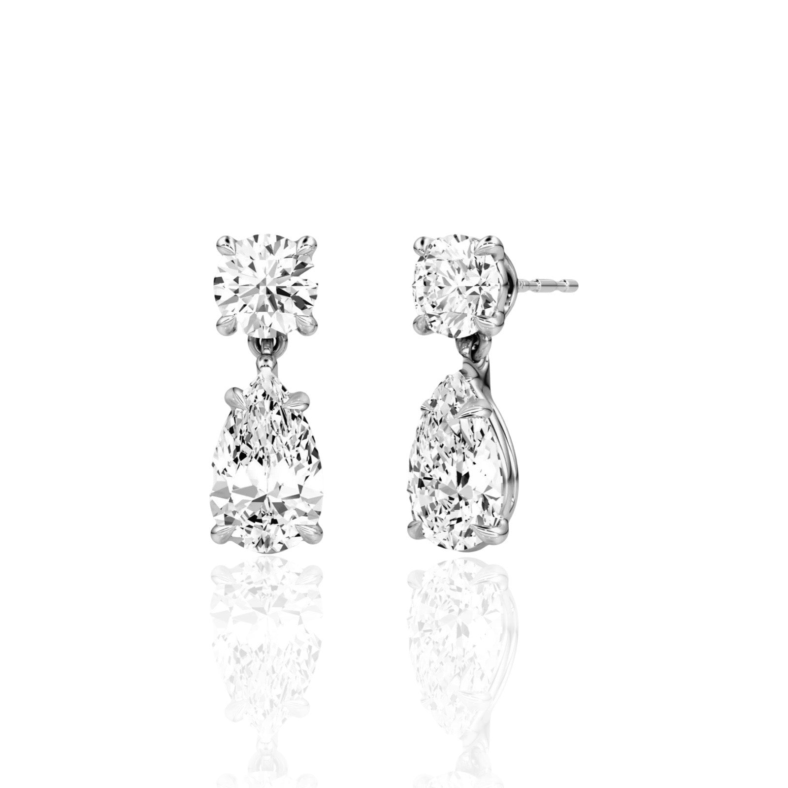 Pear Earrings | 925 Silver