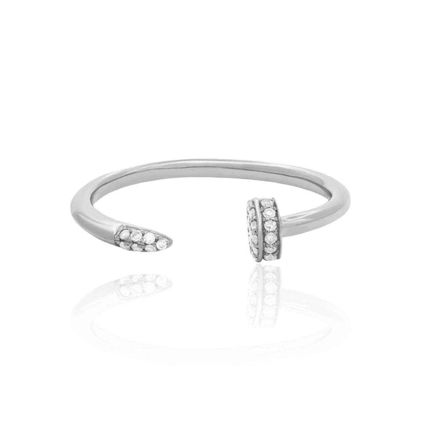Nail Ring | 925 Sterling Silver
