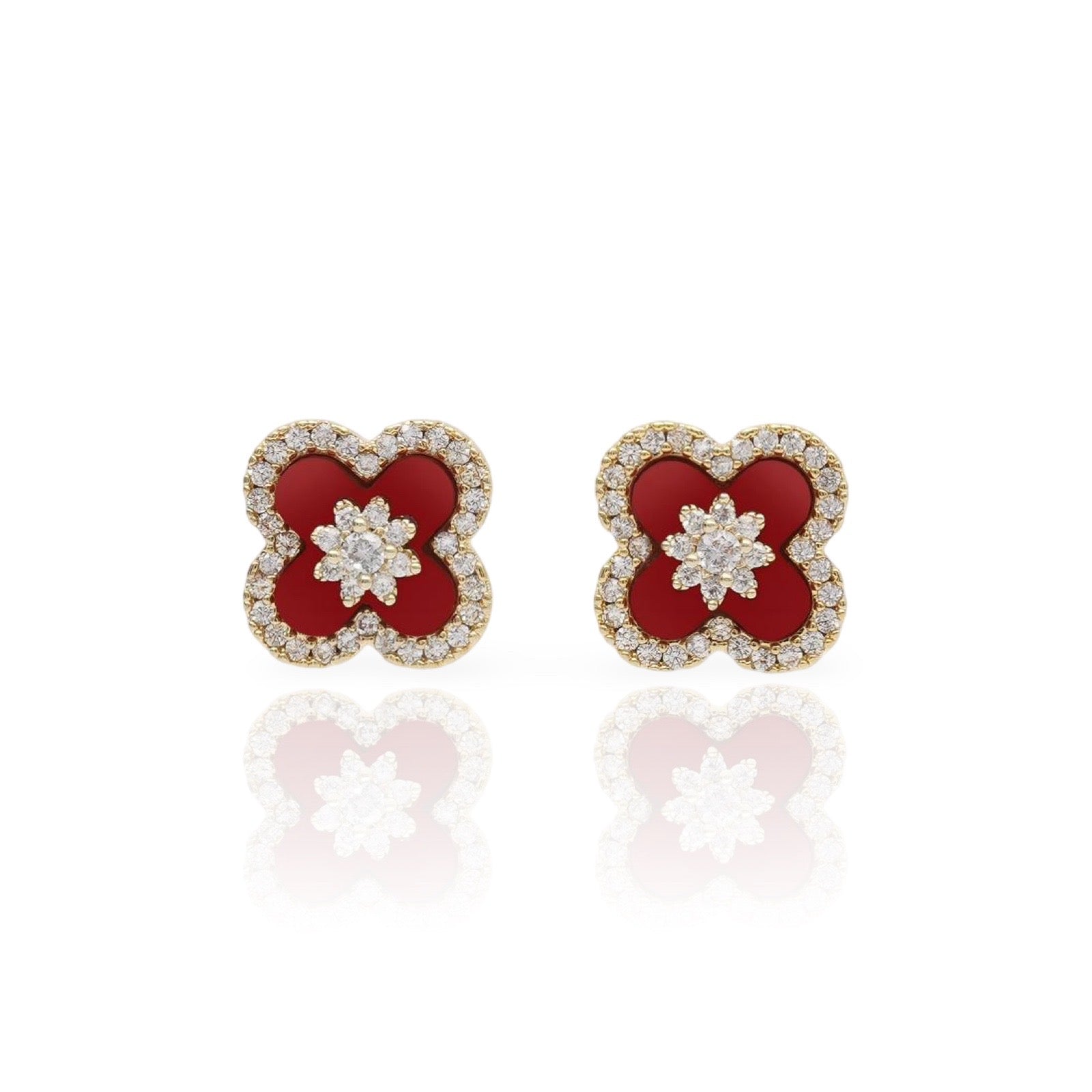 Diamond Bloom Earrings