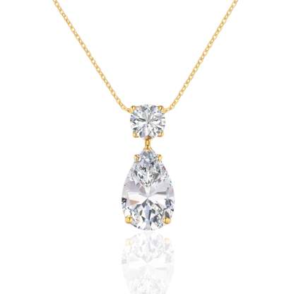 Pear Necklace | 925 Sterling Silver