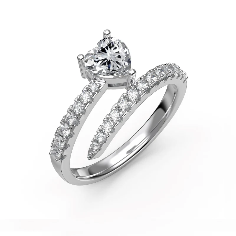 Cupid Heart Promise Ring | 925 Sterling Silver