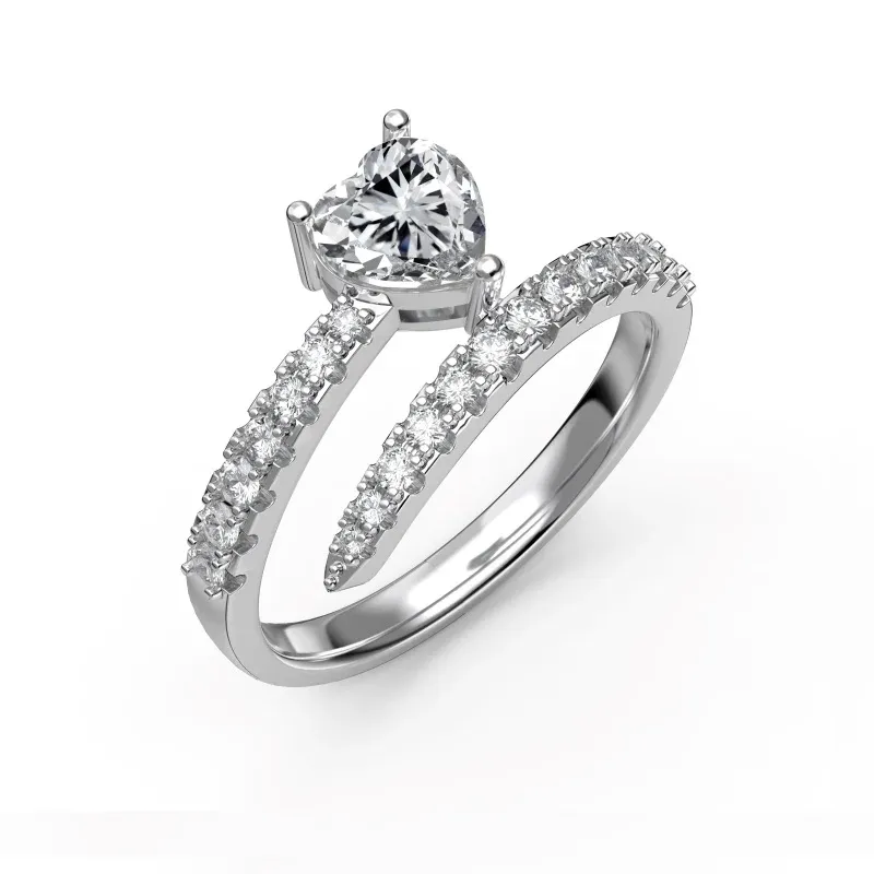 Cupid Heart Promise Ring | 925 Sterling Silver