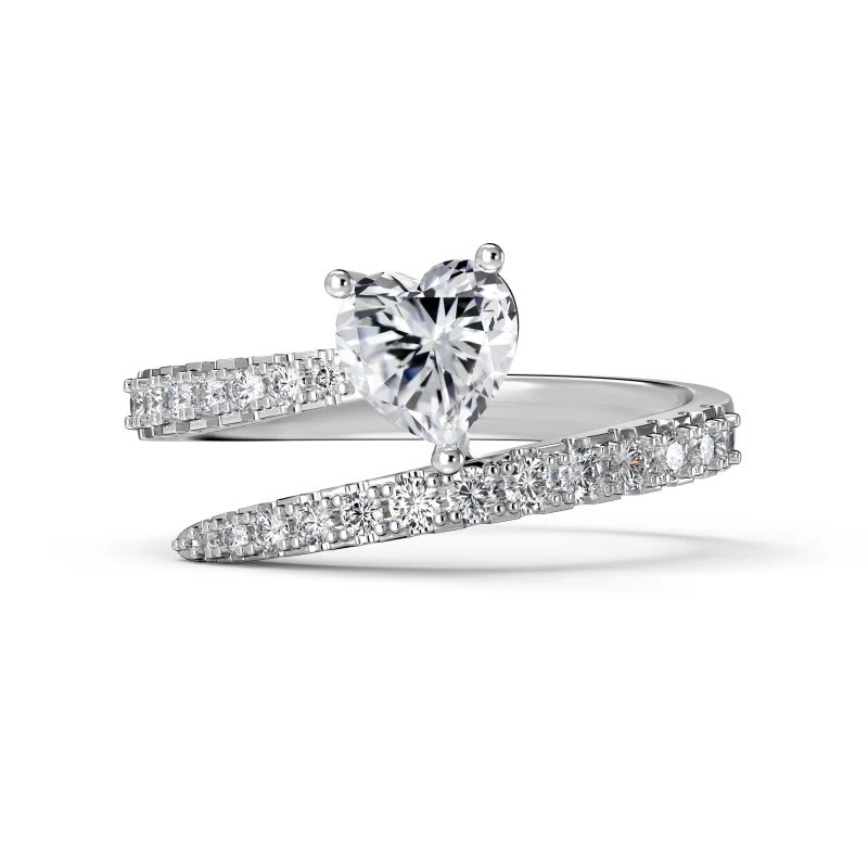 Cupid Heart Promise Ring | 925 Sterling Silver
