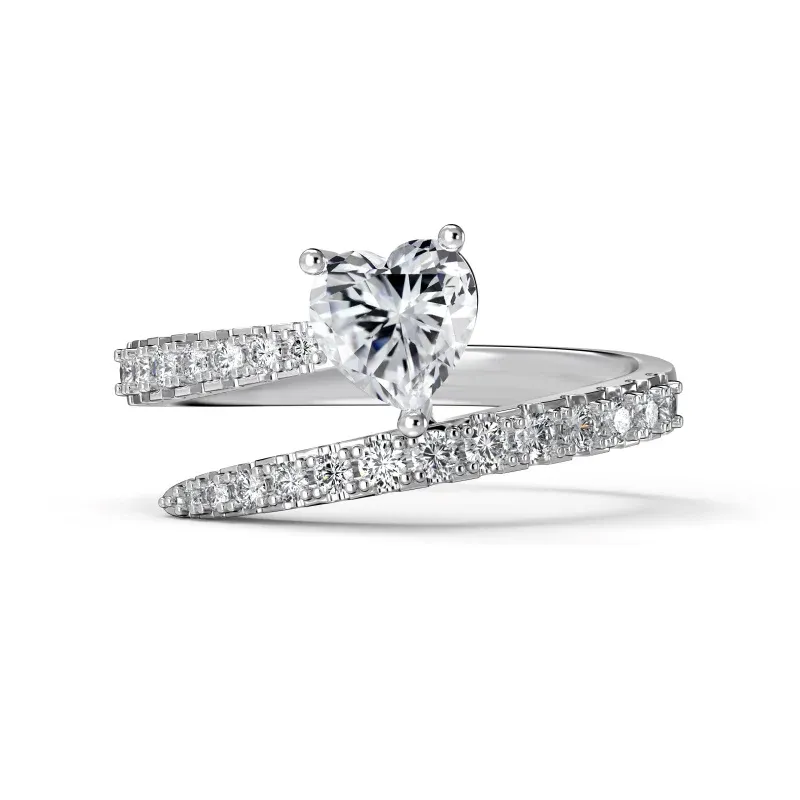 Cupid Heart Promise Ring | 925 Sterling Silver